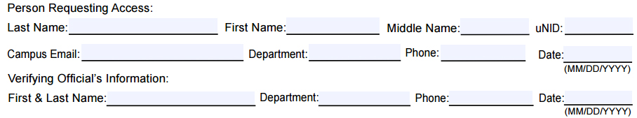 person requesting form fields